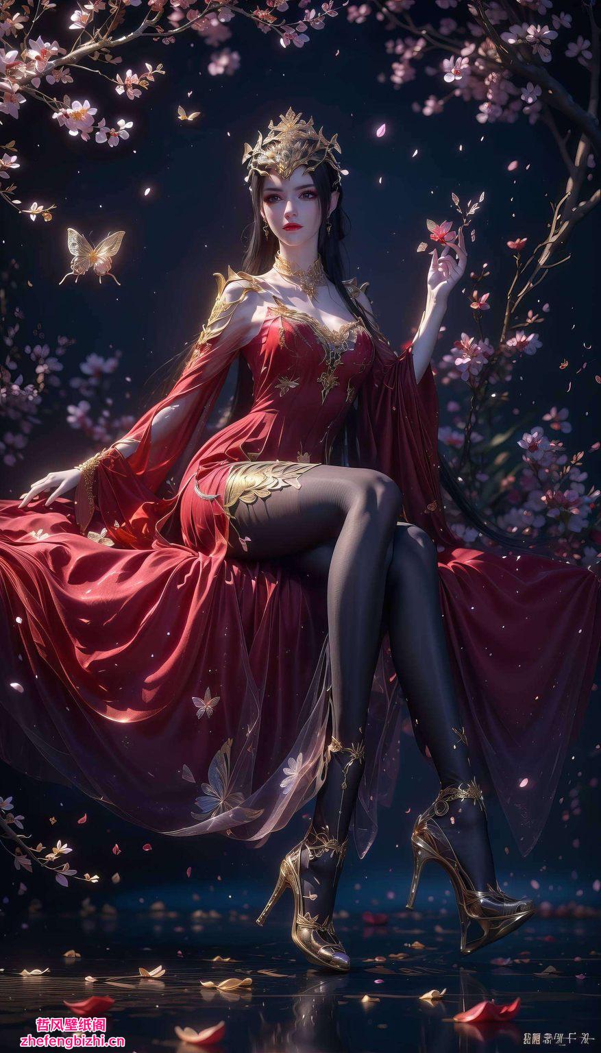 笑容中带着一丝狡黠眼神深邃而神秘