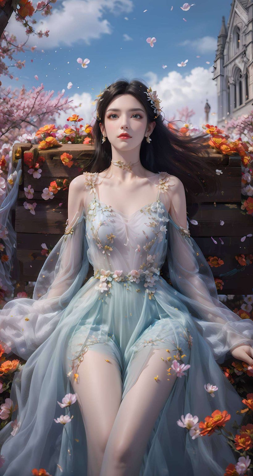 发丝如蛇般舞动将国漫美女的灵动与AI的精准结合