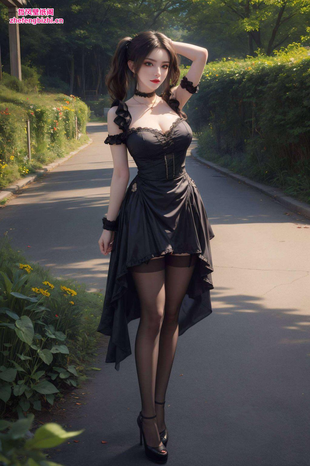 这款AI国漫女主美杜莎4k超清壁纸让每一次桌面刷新都仿佛置身于奇幻的国漫世界