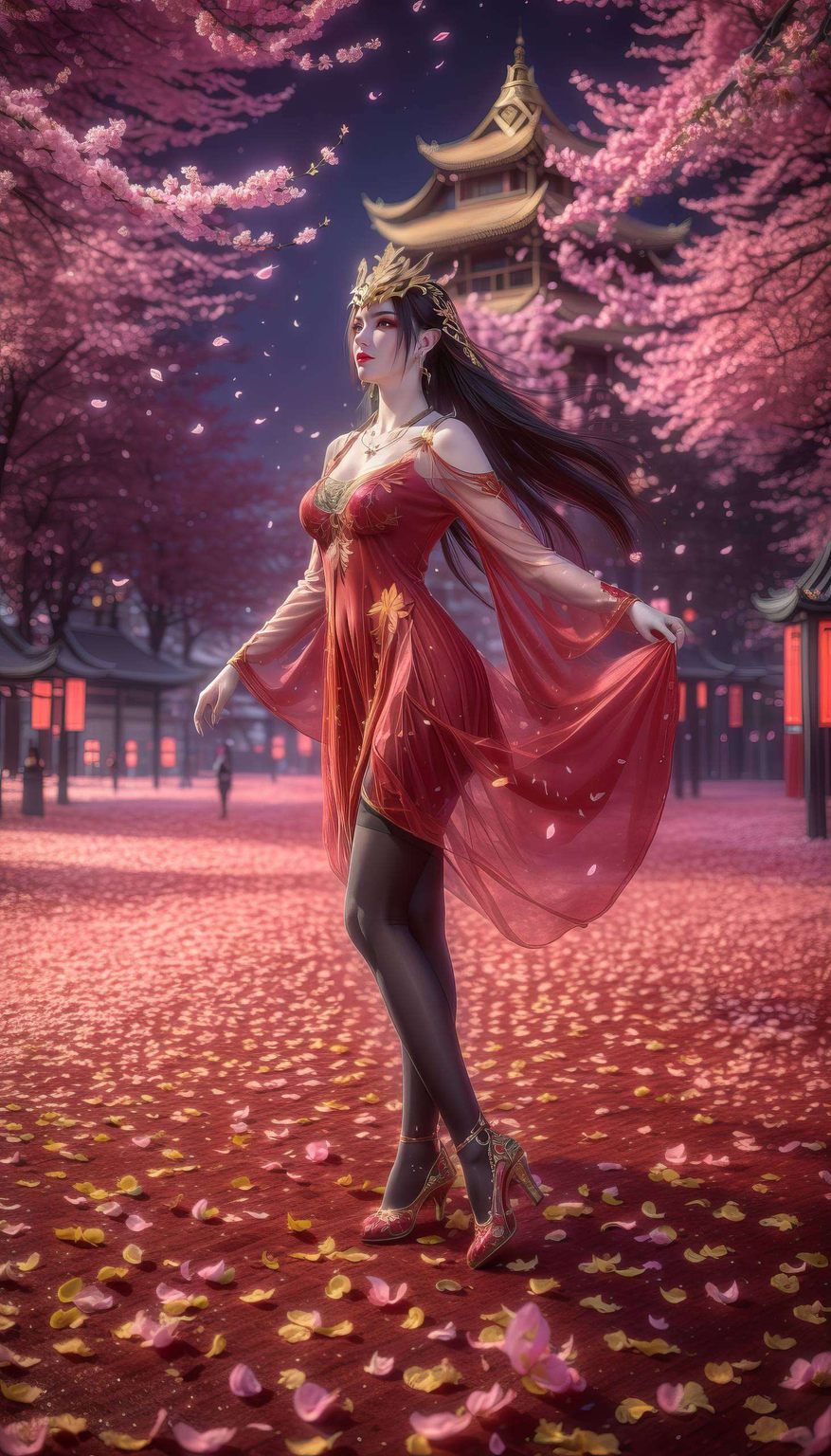 这款美杜莎手绘黑白壁纸轮廓分明