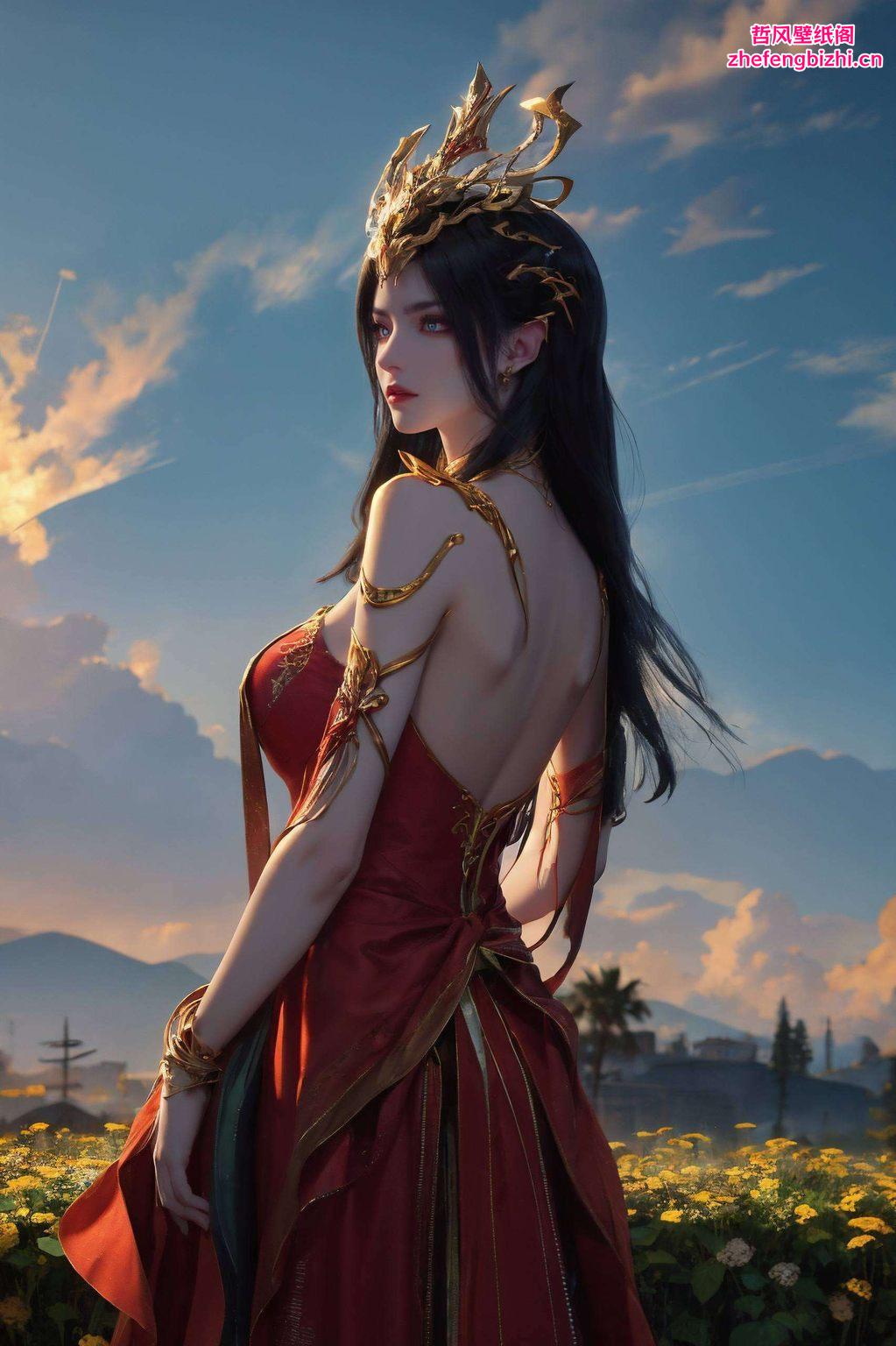 以神秘的美杜莎过年照片为主题国风韵味浓郁