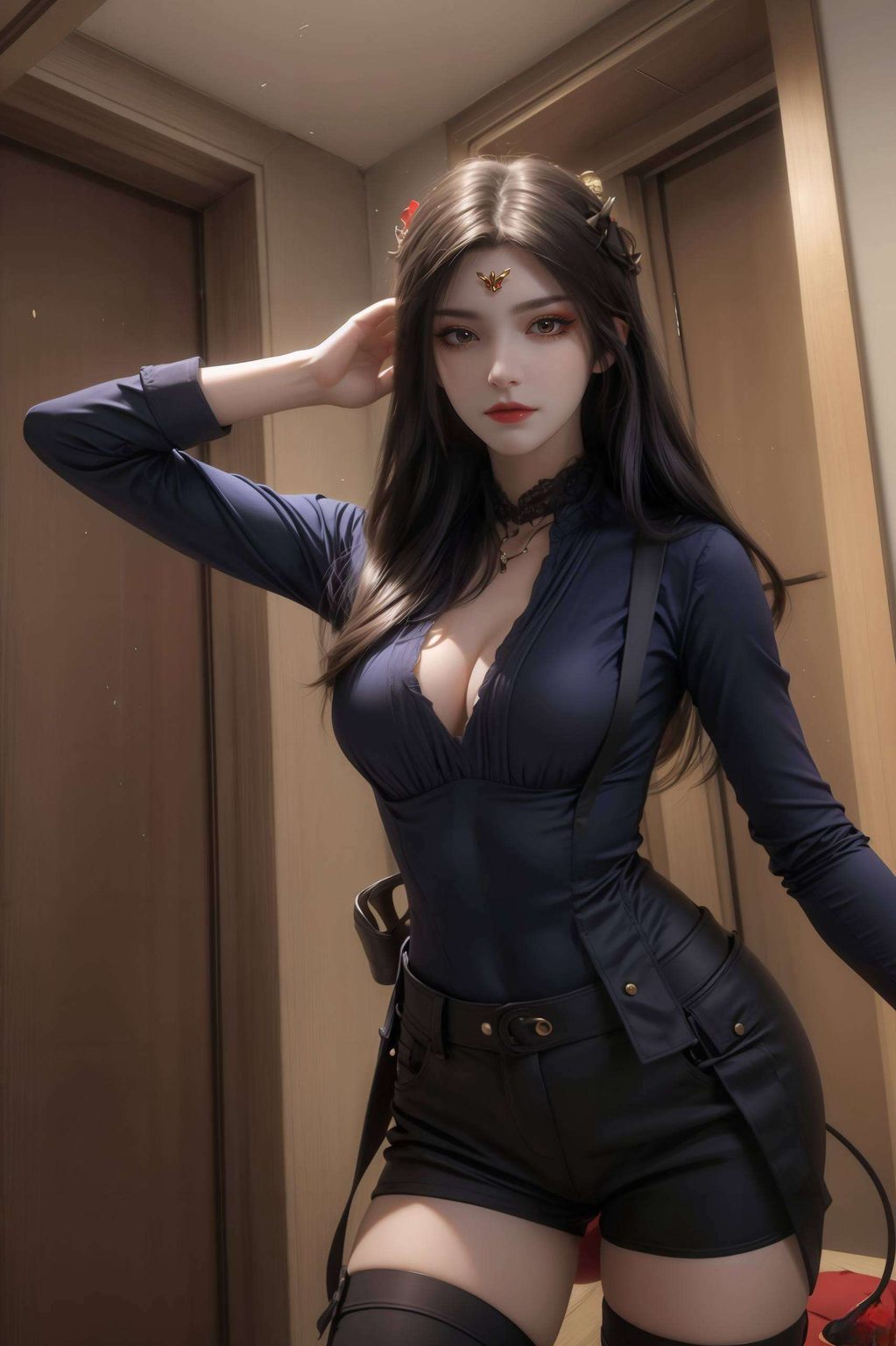 尽在这张超厲害的壁纸之中将神秘的美杜莎形象与活力四溢的夏日元素完美融合