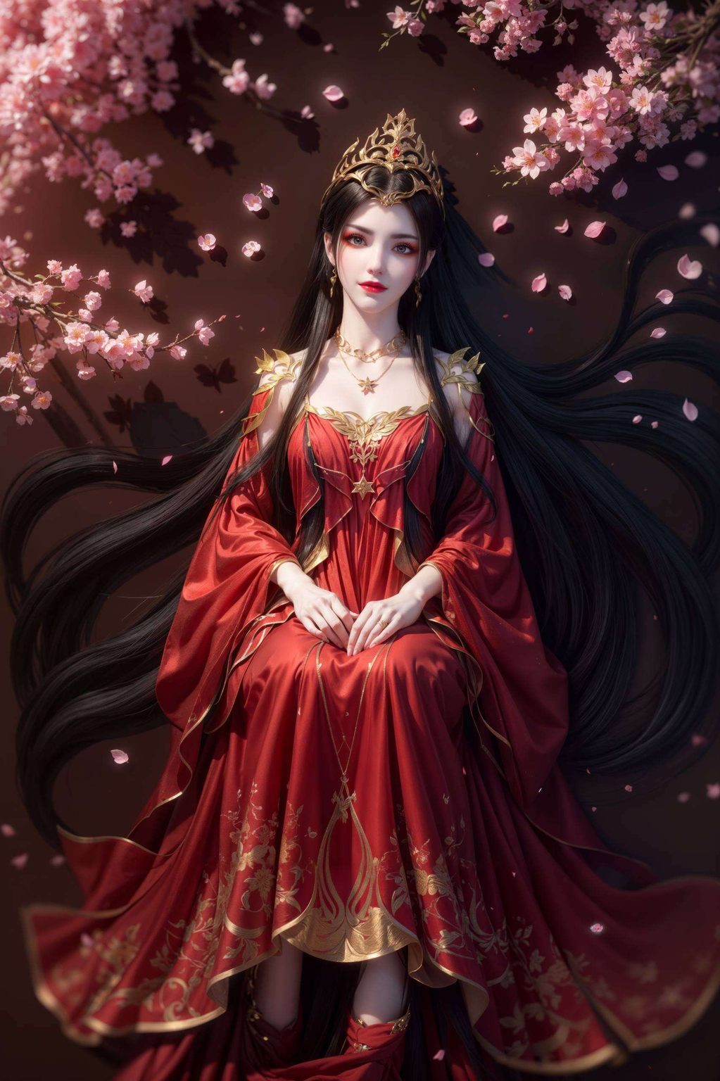线条流畅且富有张力以神秘的美杜莎黑化形象为主题