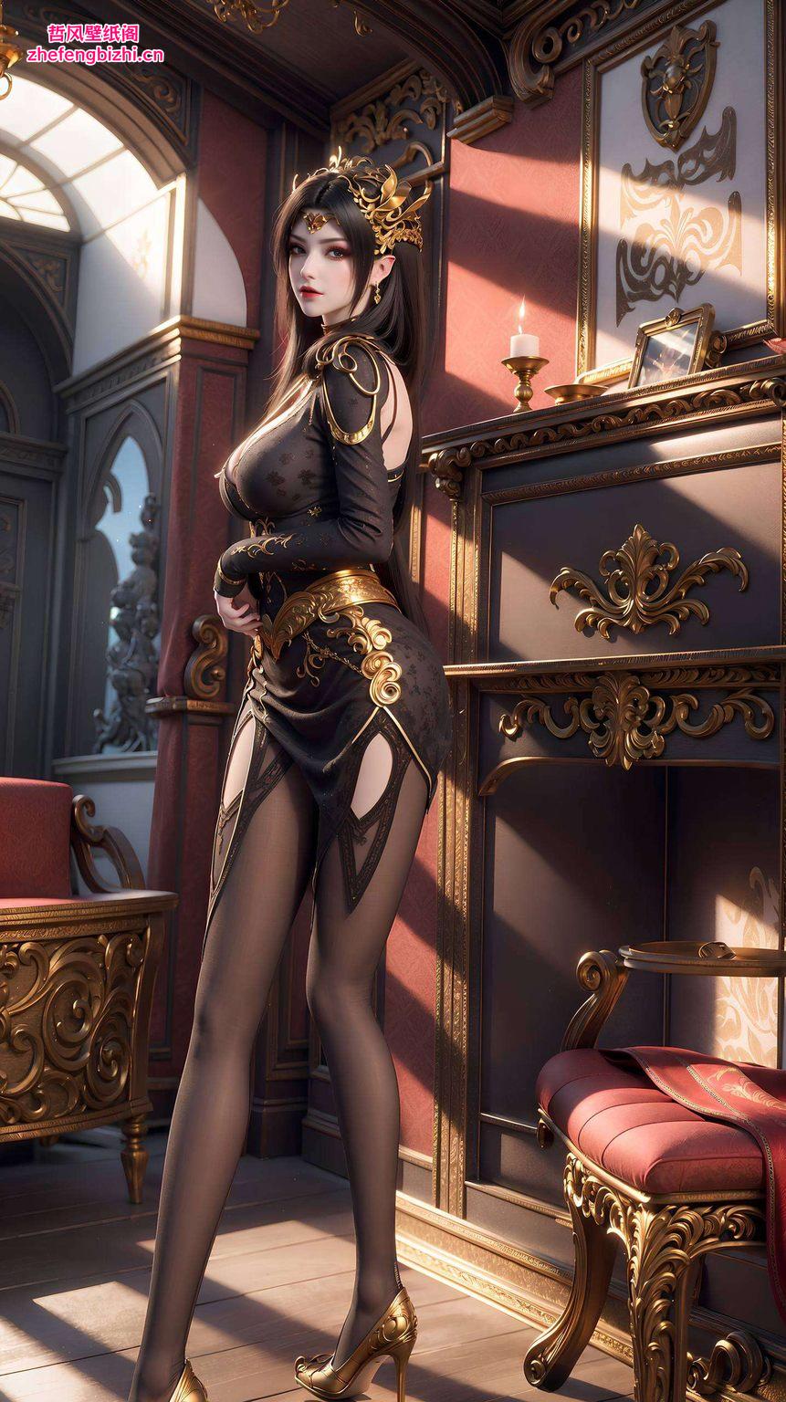 眼神深邃斗破苍穹中的美杜莎女王