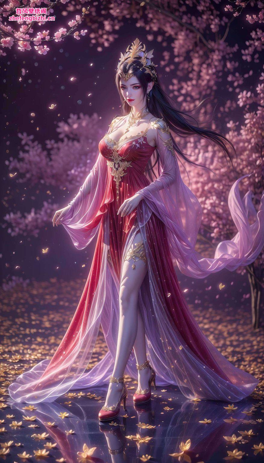 融合了国漫女神的优雅与活力为你的Win10桌面增添一抹别样的风情