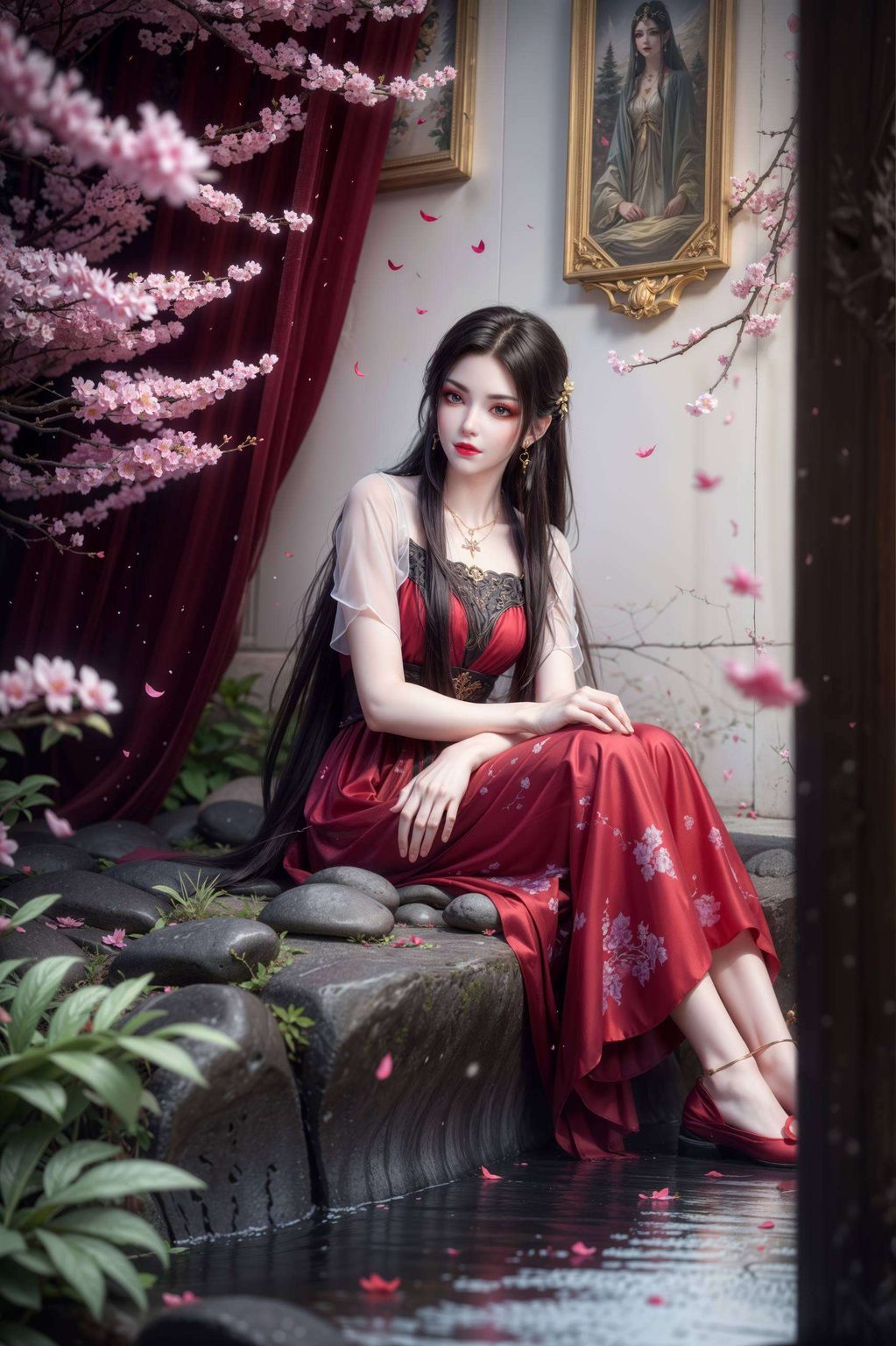 仿佛藏着无尽的故事神秘的美杜莎眼神深邃