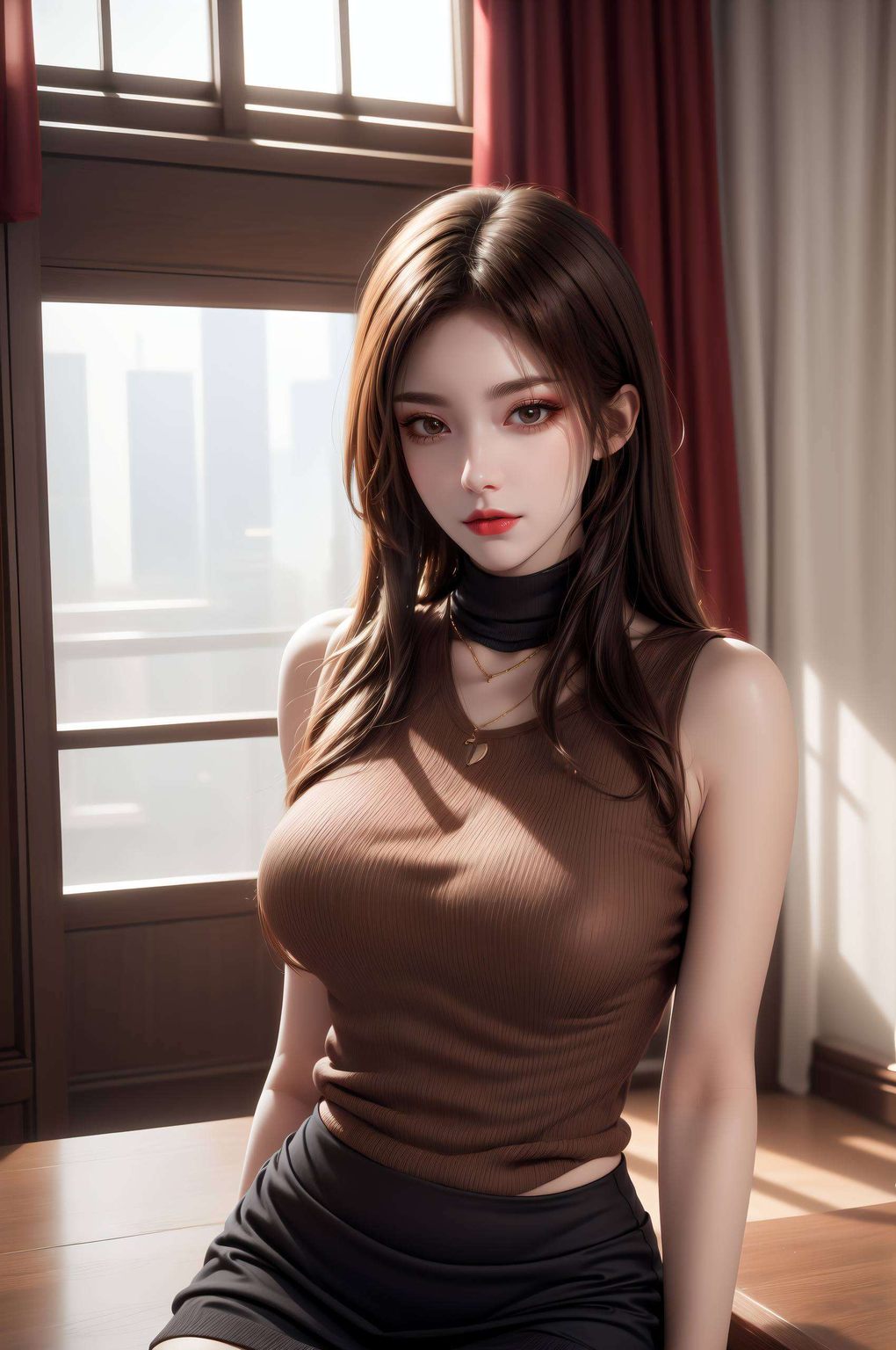 这款热门国漫女主美杜莎壁纸眼神魅惑