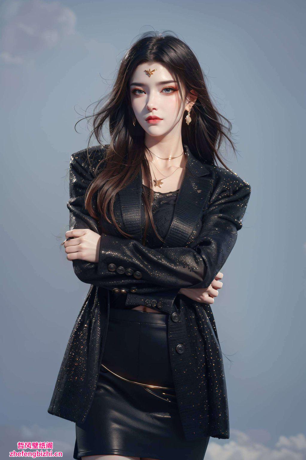 这款以东方元素为灵感的2K高清国漫女神AI壁纸将美杜莎的神秘魅力展现得淋漓尽致