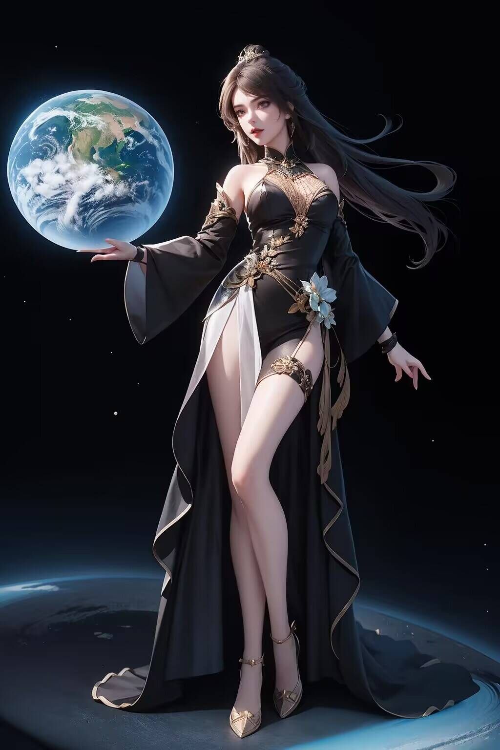 几何元素与魔女动作的完美结合彰显独特风格