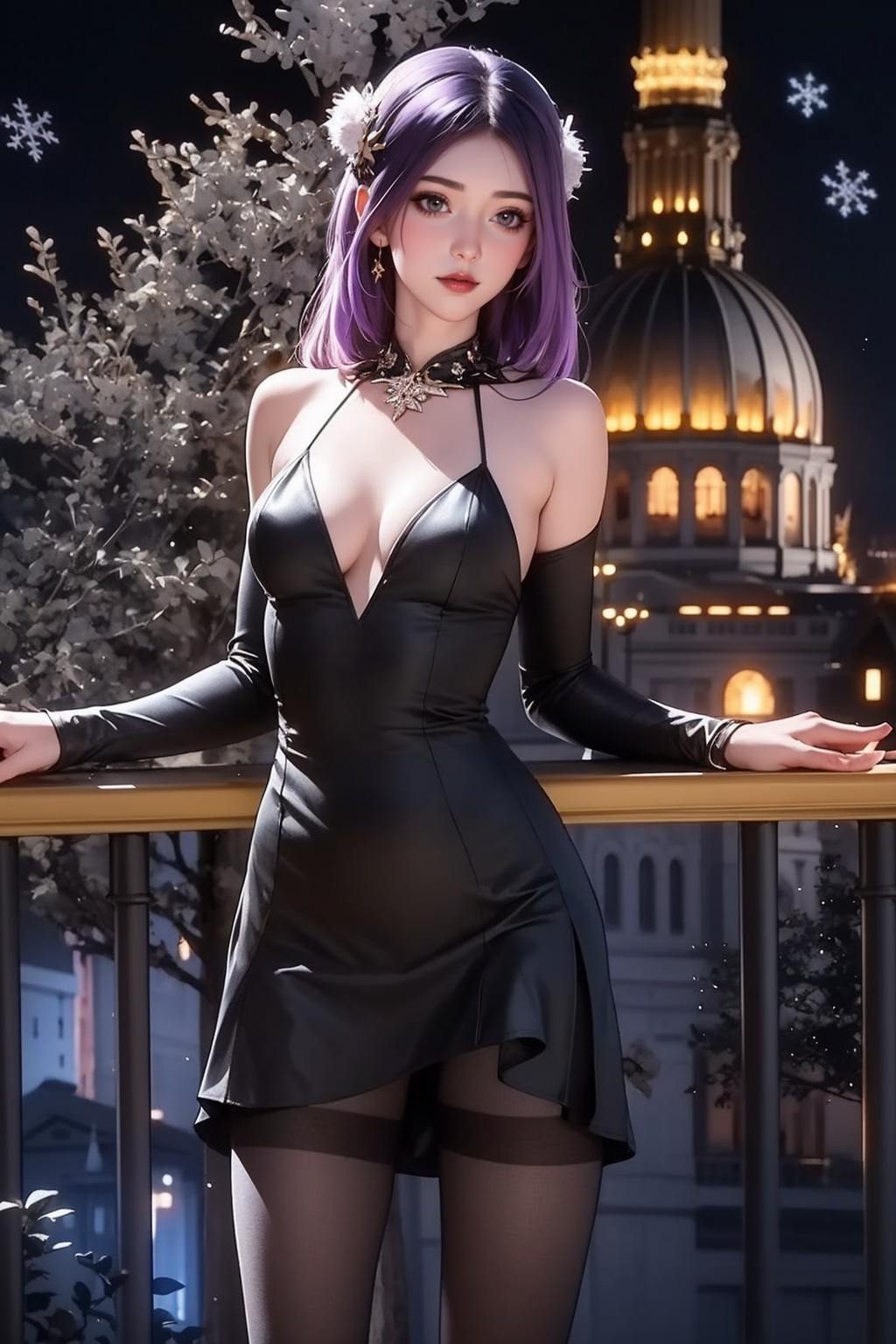 高清画质画面中的魔女眼神深邃