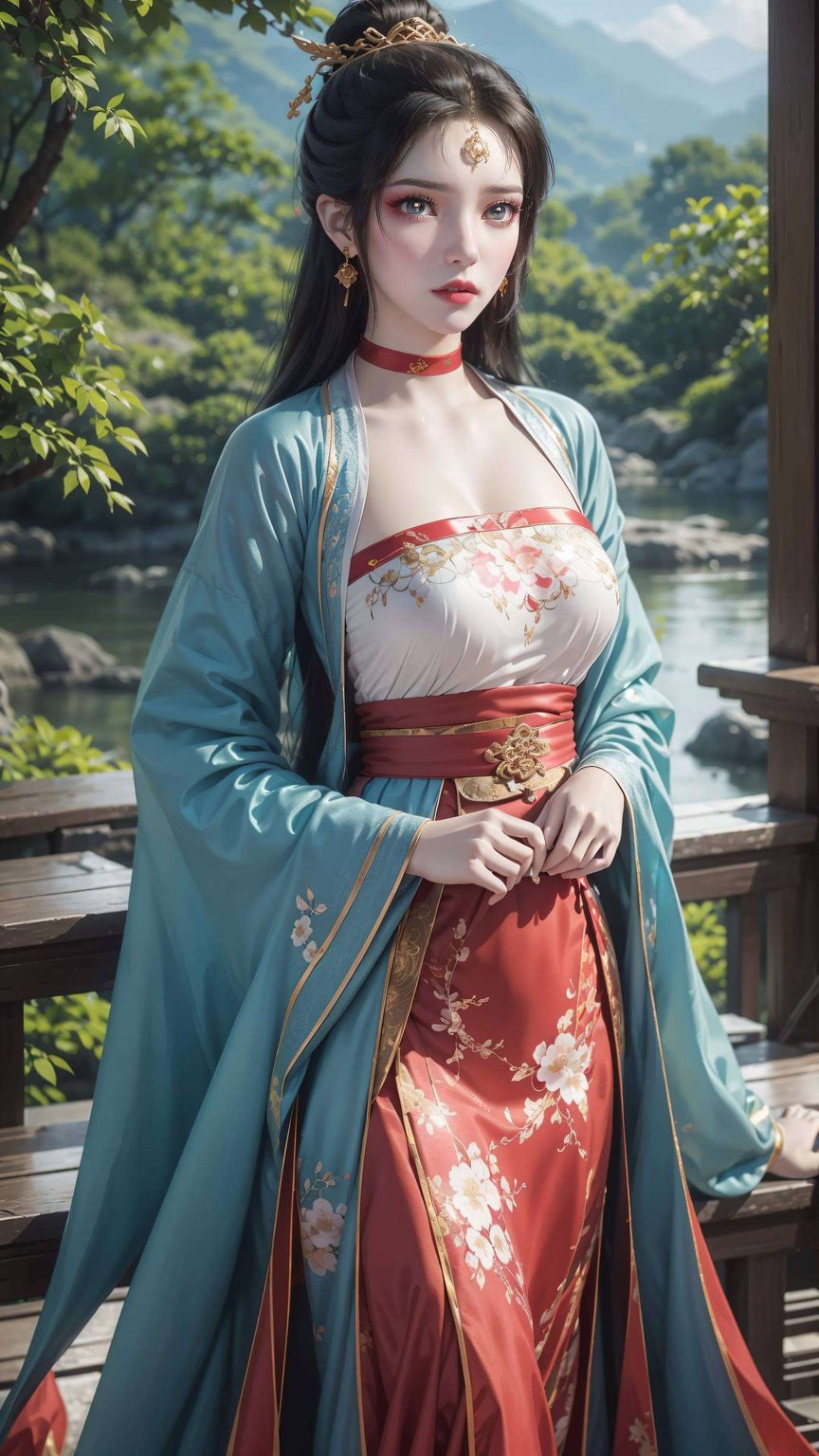 这款1080p的AI国漫女生最新版壁纸与女神同框