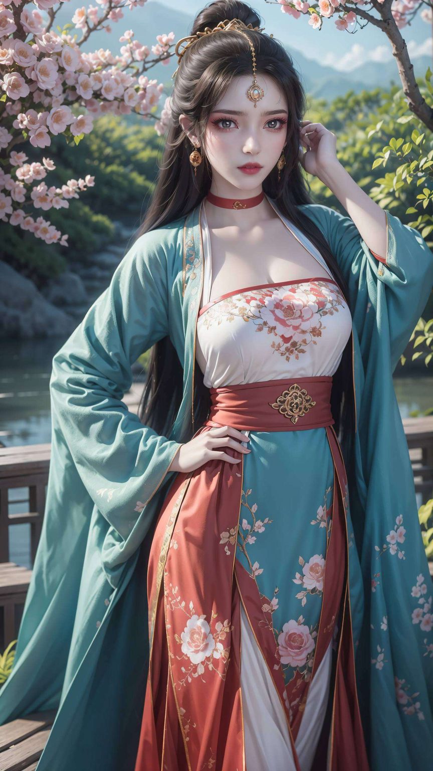 2560p的超高分辨率背景意境悠远