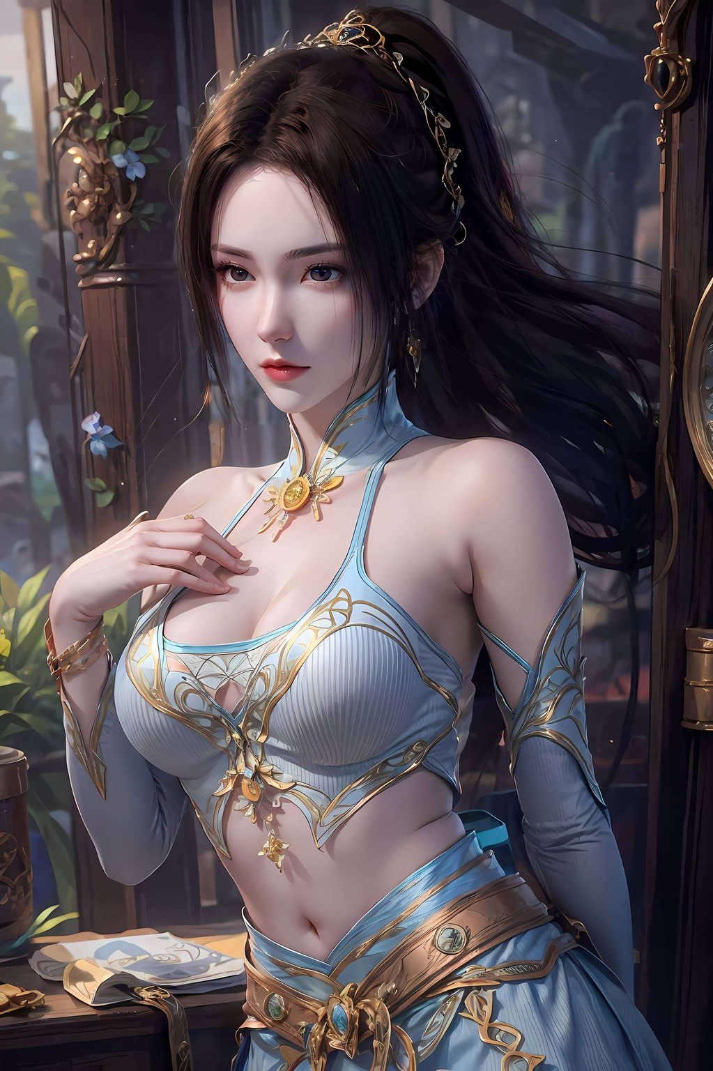 在这细腻如丝的高分辨率古风壁纸中让你的桌面绽放古典韵味