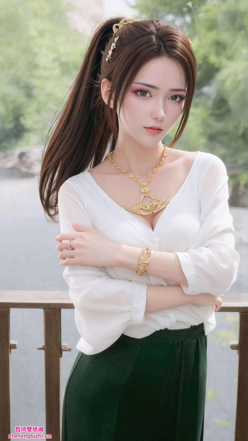 纳兰嫣然以细腻笔触绘制的自制壁纸