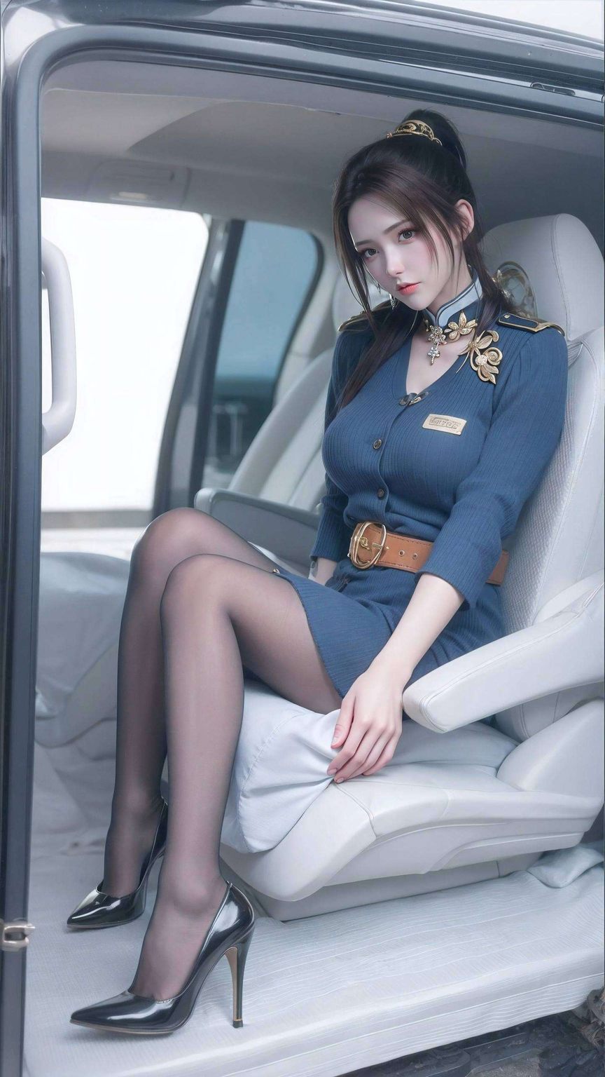 眼神中透露着自信与神秘这款AI国漫女生纳兰嫣然泳装高清壁纸