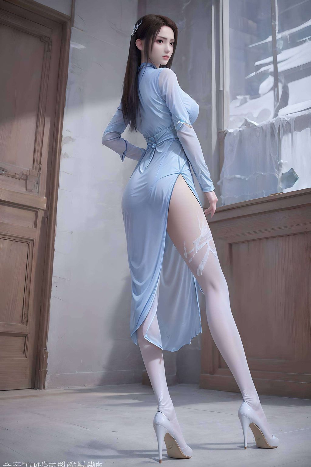 捕捉她婉约的身影融合唯美元素