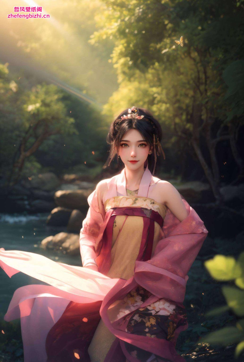 国漫界的璀璨明珠这款全屏AI绘画壁纸