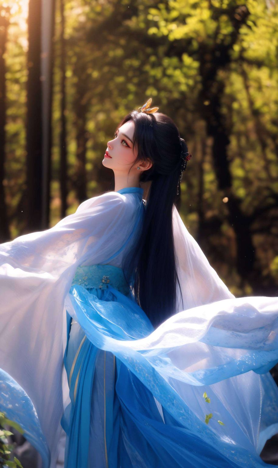 无论是作为背景还是素材以水彩风格呈现