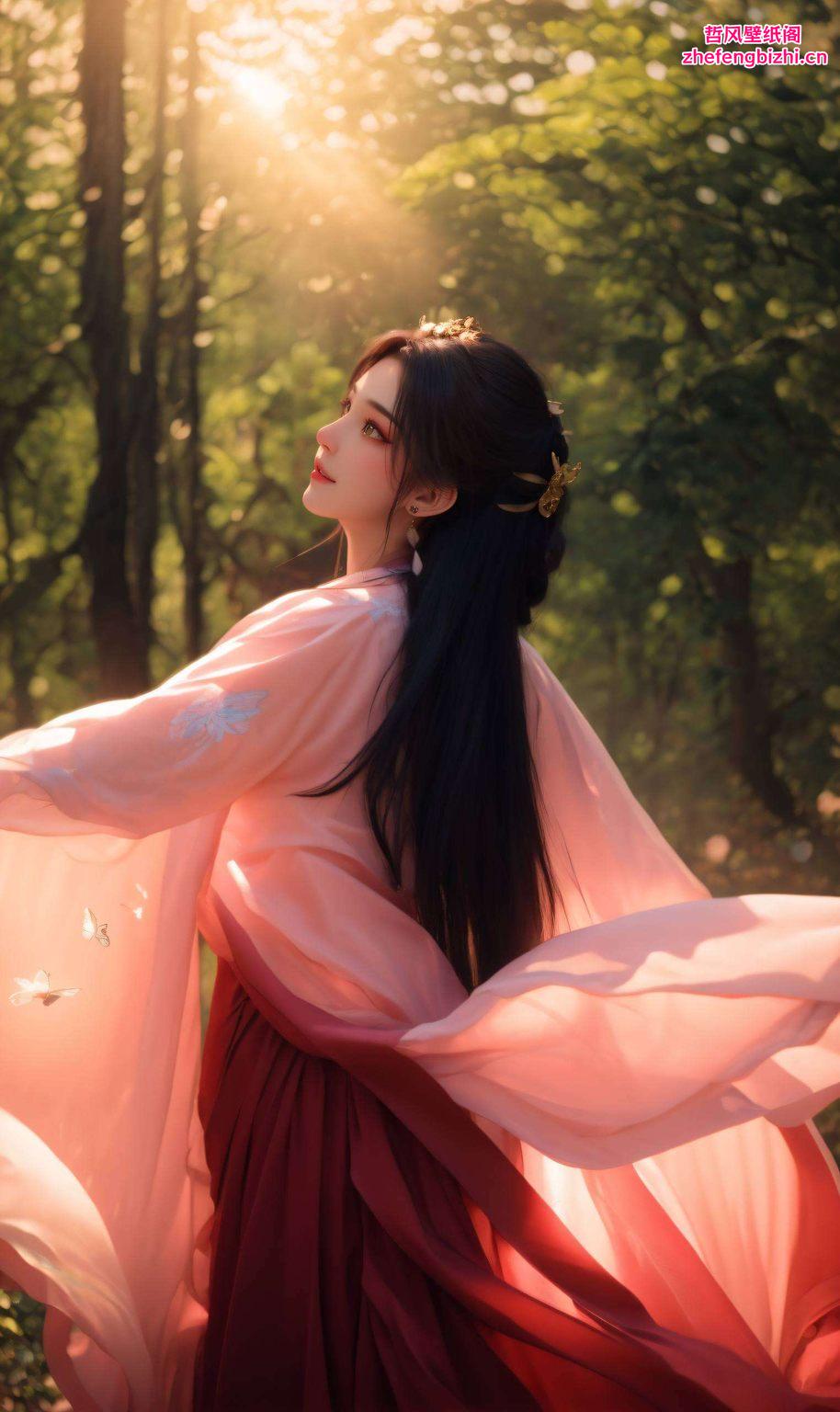 南宫夕儿轻灵跃入碧波为你的Win10桌面注入一抹清新活力