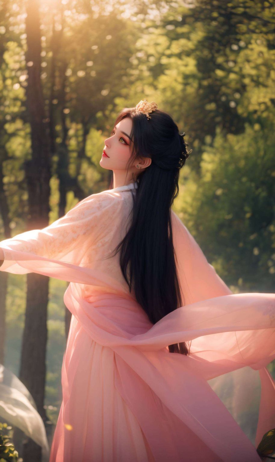 穿梭在Win10的宽屏壁纸间这位国漫美女以她的独特民族风