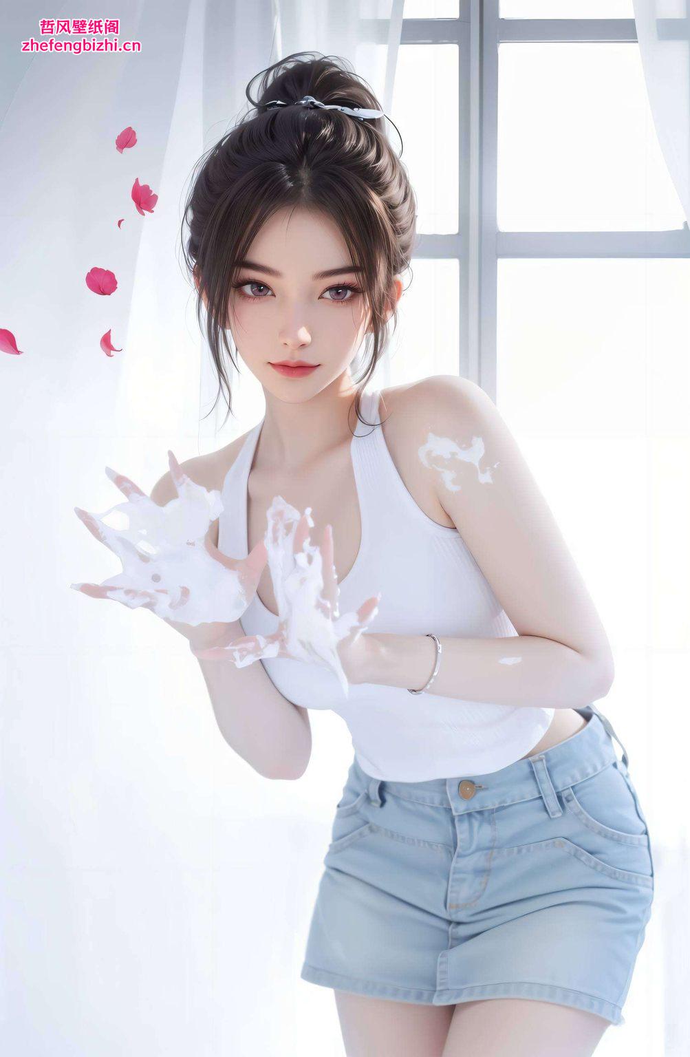 每天都是美好的开始！国漫女神宁姚穿上泳衣套装