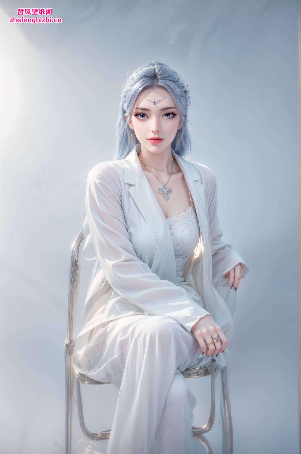 细腻笔触勾勒出她的柔美身姿这款国漫美女壁纸