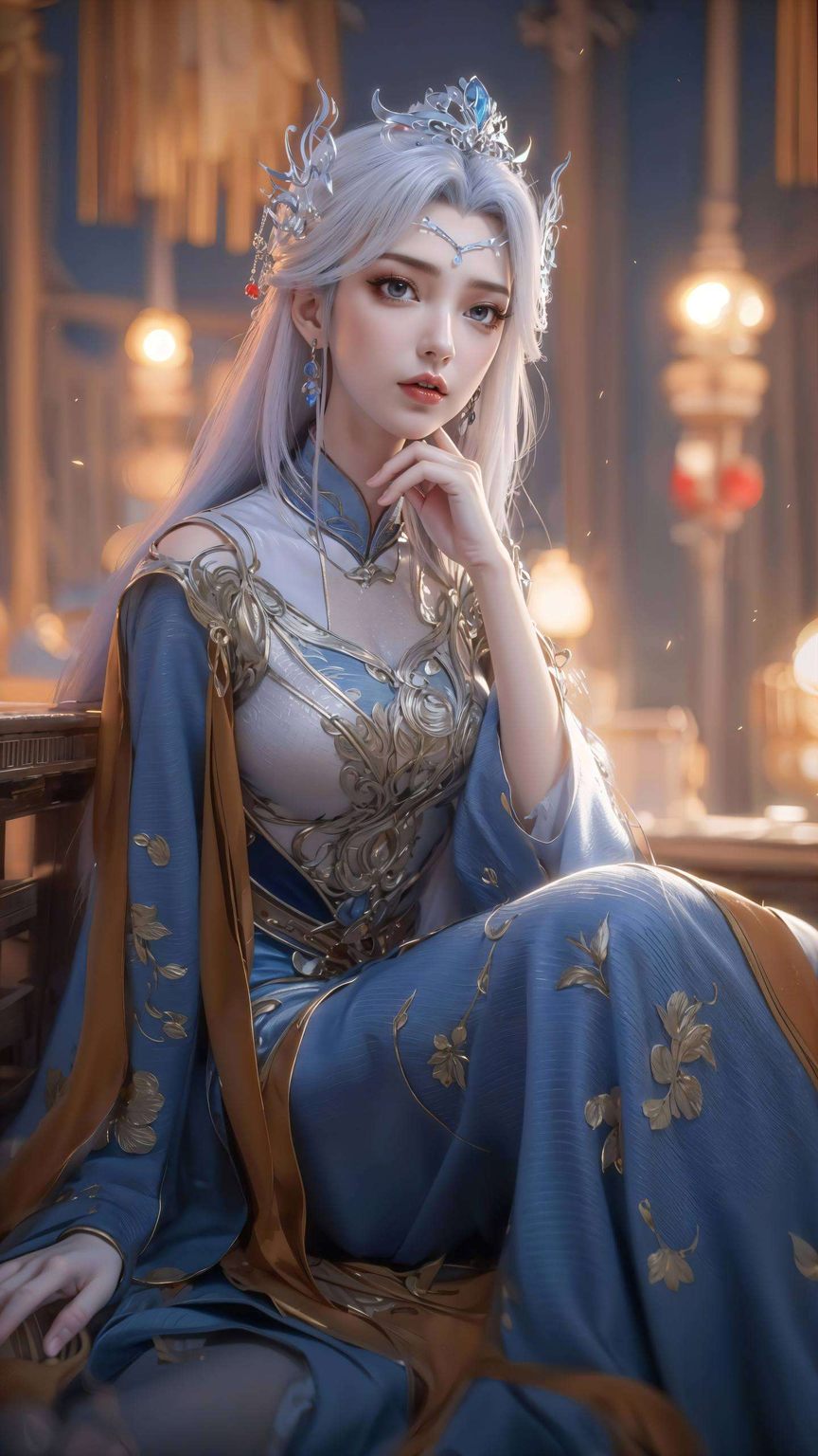 宛如粉色梦境中的国漫美女宁雨蝶