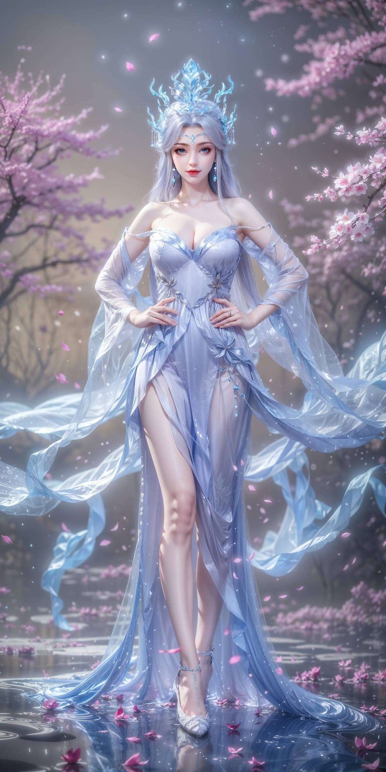 以国漫女神的可爱形象为主题画面细腻生动