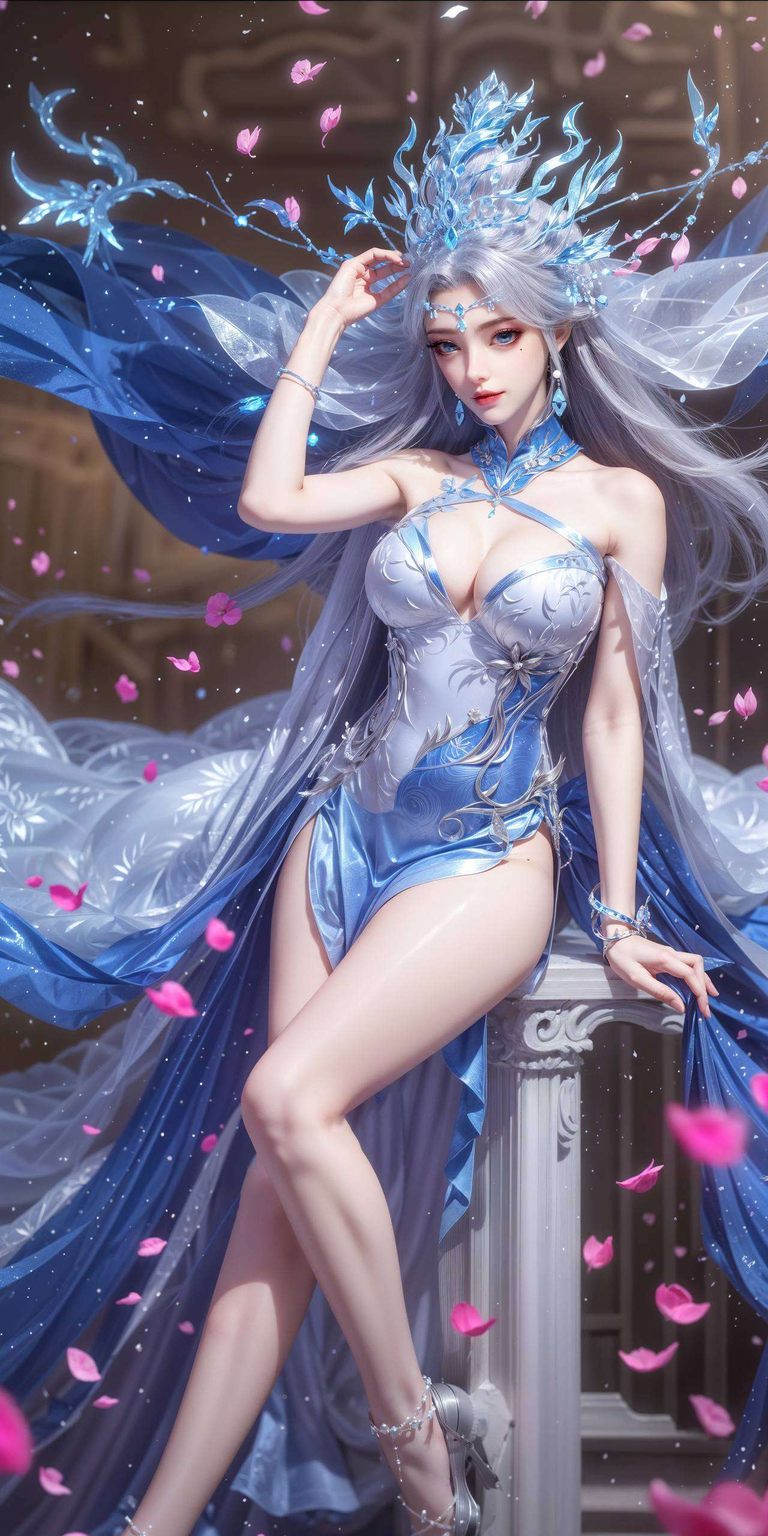 宁雨蝶轻舞于繁花之中这款2K高清壁纸