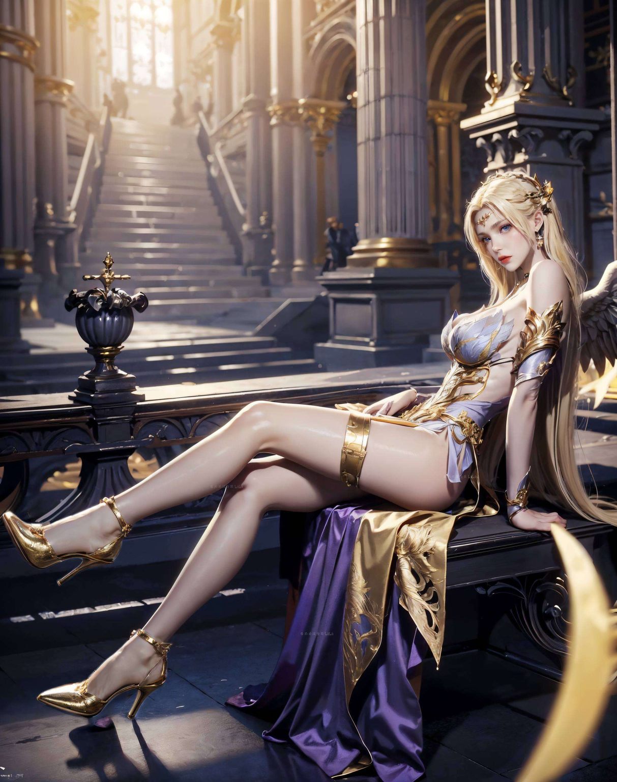 以国漫女神千仞雪为主题融合了清新波西米亚风格