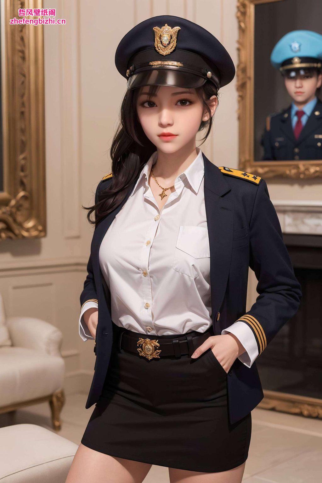 这幅黑暗雄兵连琪琳壁纸以其独特的渐变色彩将神秘与力量完美融合