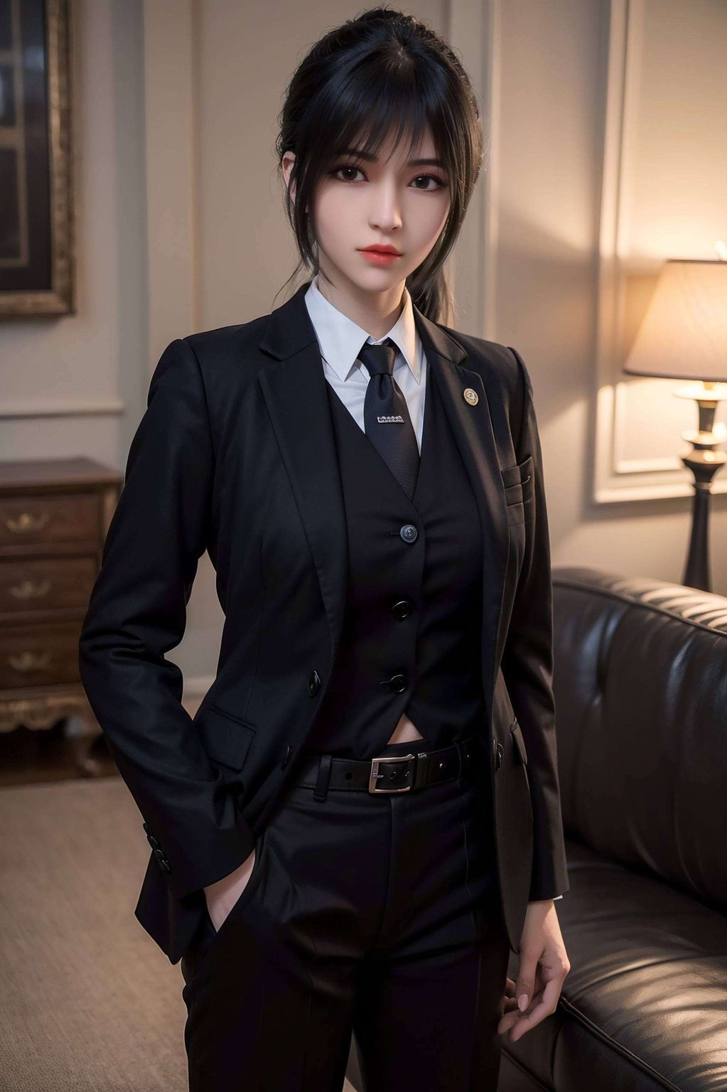 国漫女神琪琳这款壁纸纹理细腻