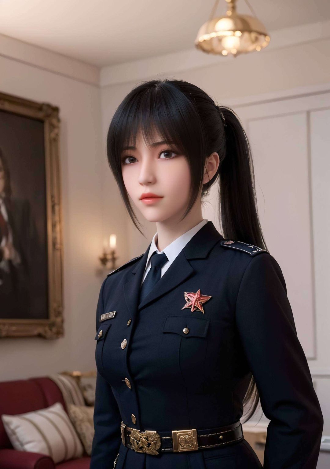 琪琳的美貌与力量并存穿梭于数字世界的雄兵连