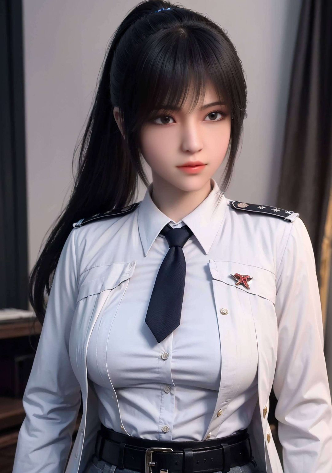 让每一位国漫爱好者都能感受到这位美女角色的魅力展现了她英姿飒爽的形象