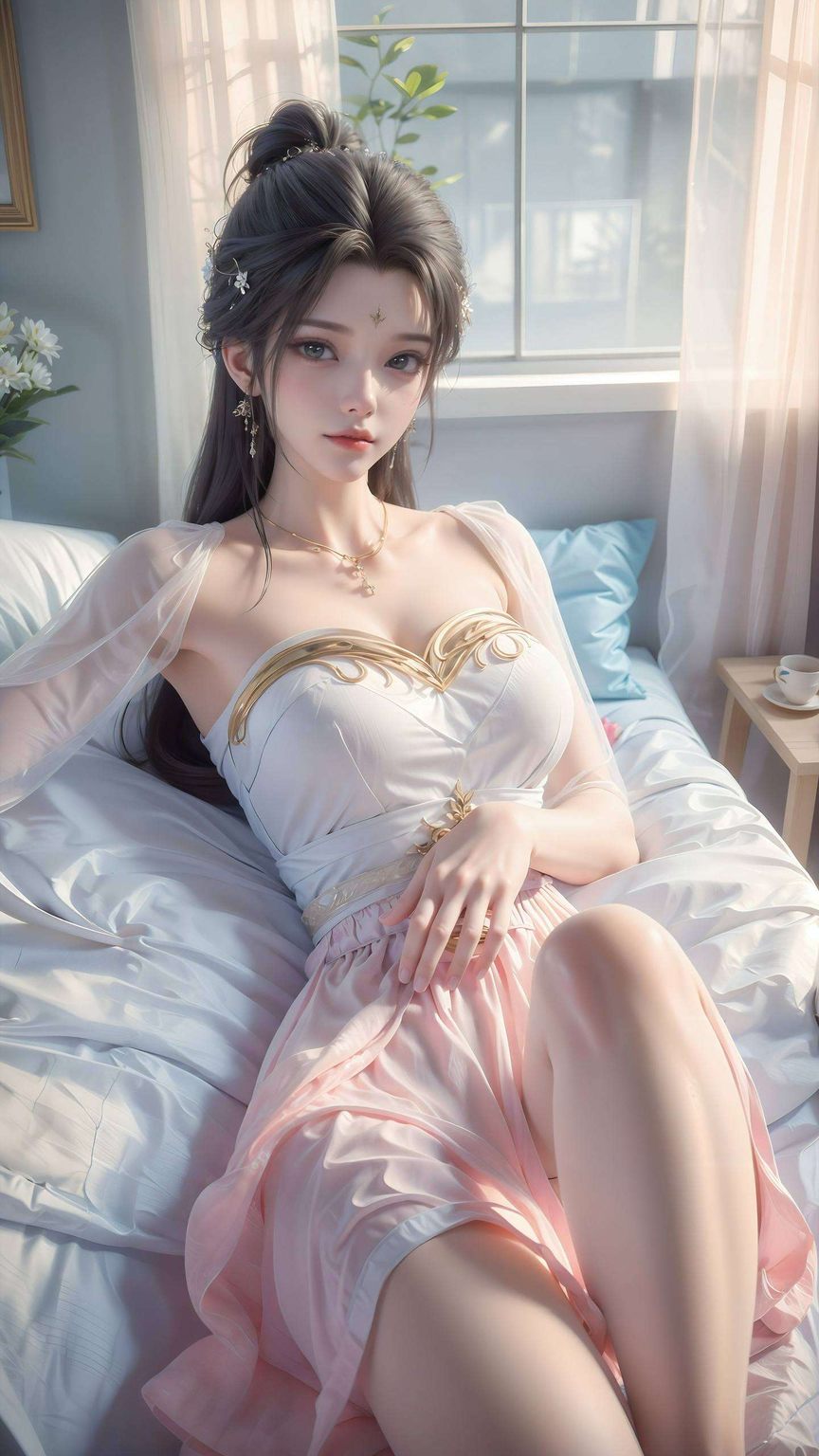 这位来自国漫世界的绝世美女让清漪的倩影时刻陪伴你