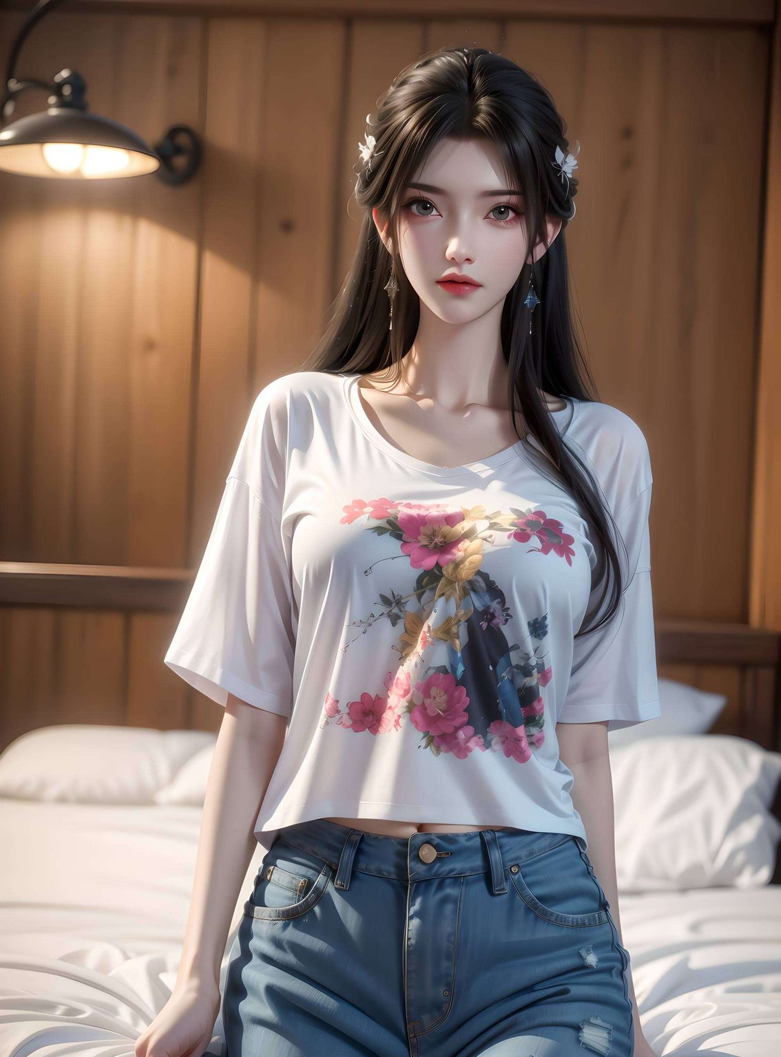 让清漪的真身图片壁纸成为你桌面上的视觉盛宴高分辨率丝绒质感