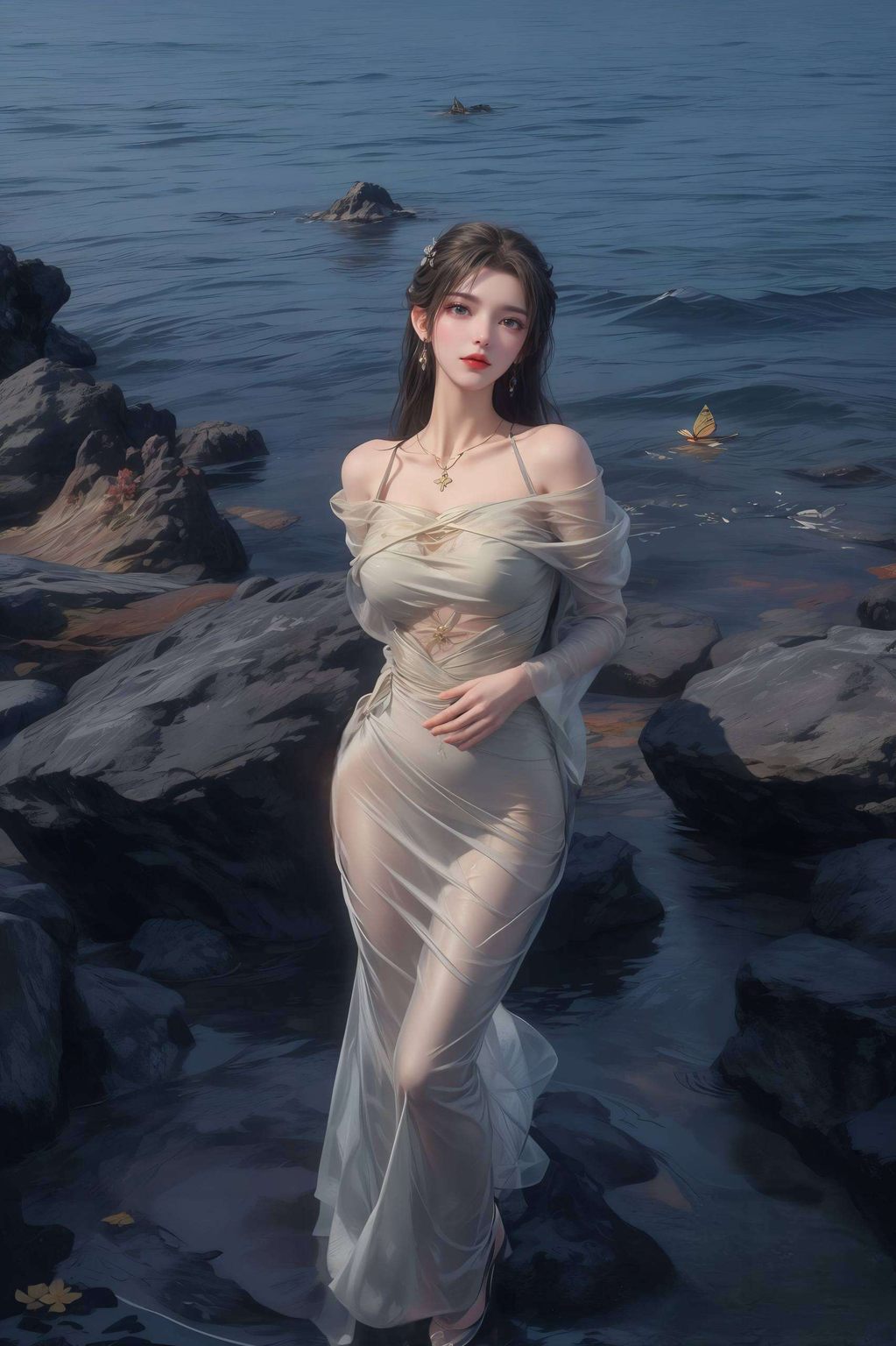 带你领略自然笑容的魅力！苹果AI国漫风清漪壁纸美图大全