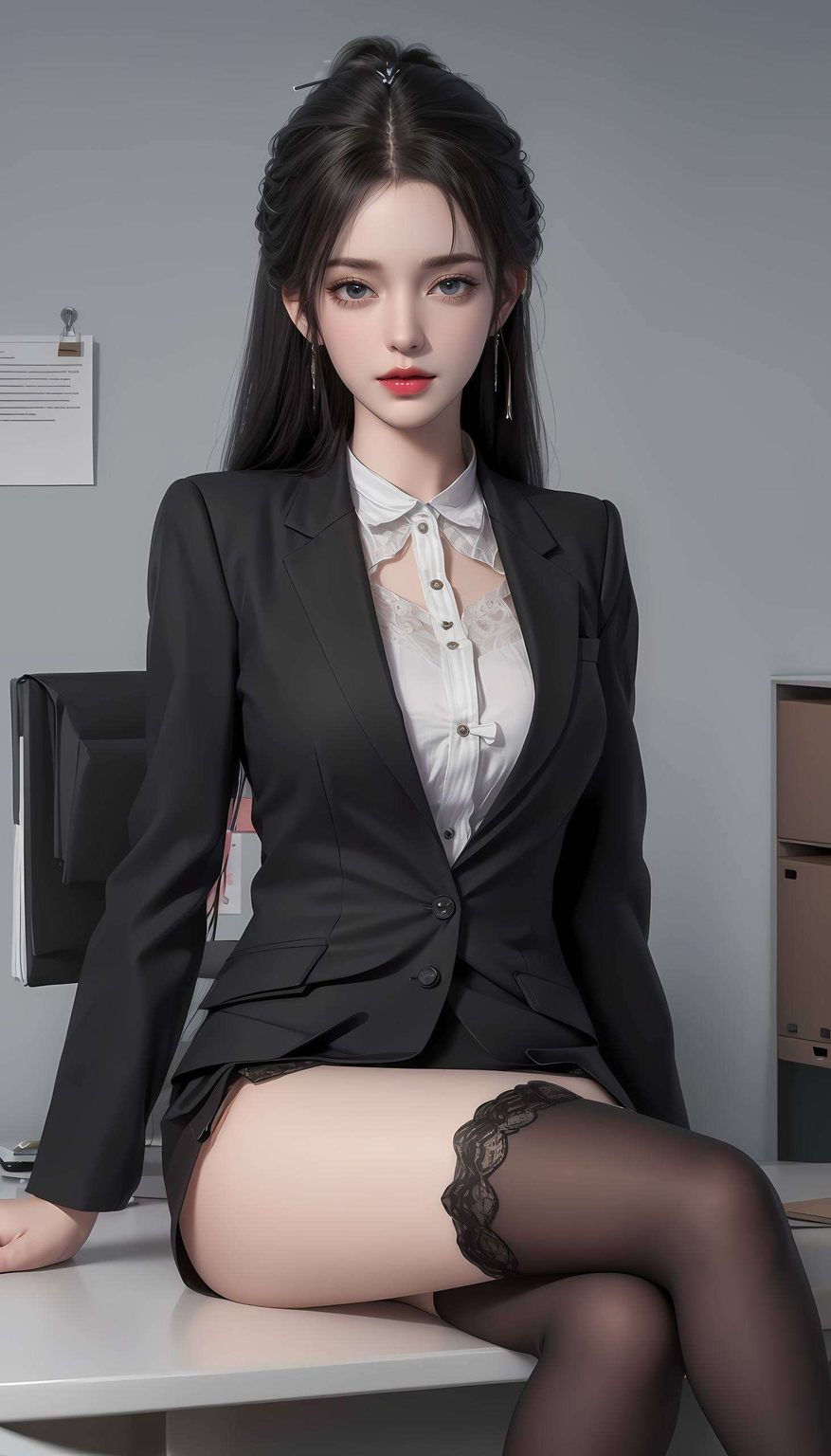 伴着古韵建筑国漫美女古风壁纸