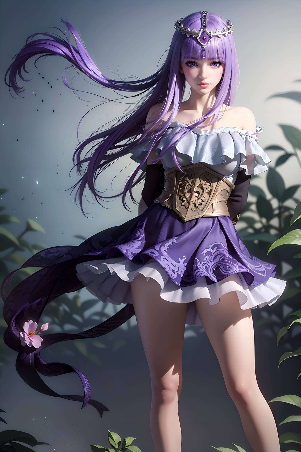 仿佛置身于梦幻的国漫世界独特的波点设计为你的桌面带来无限活力