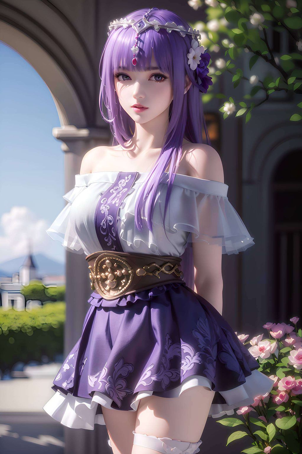 画面细腻入微捕捉了少司命飘逸的裙摆与深情的眼神