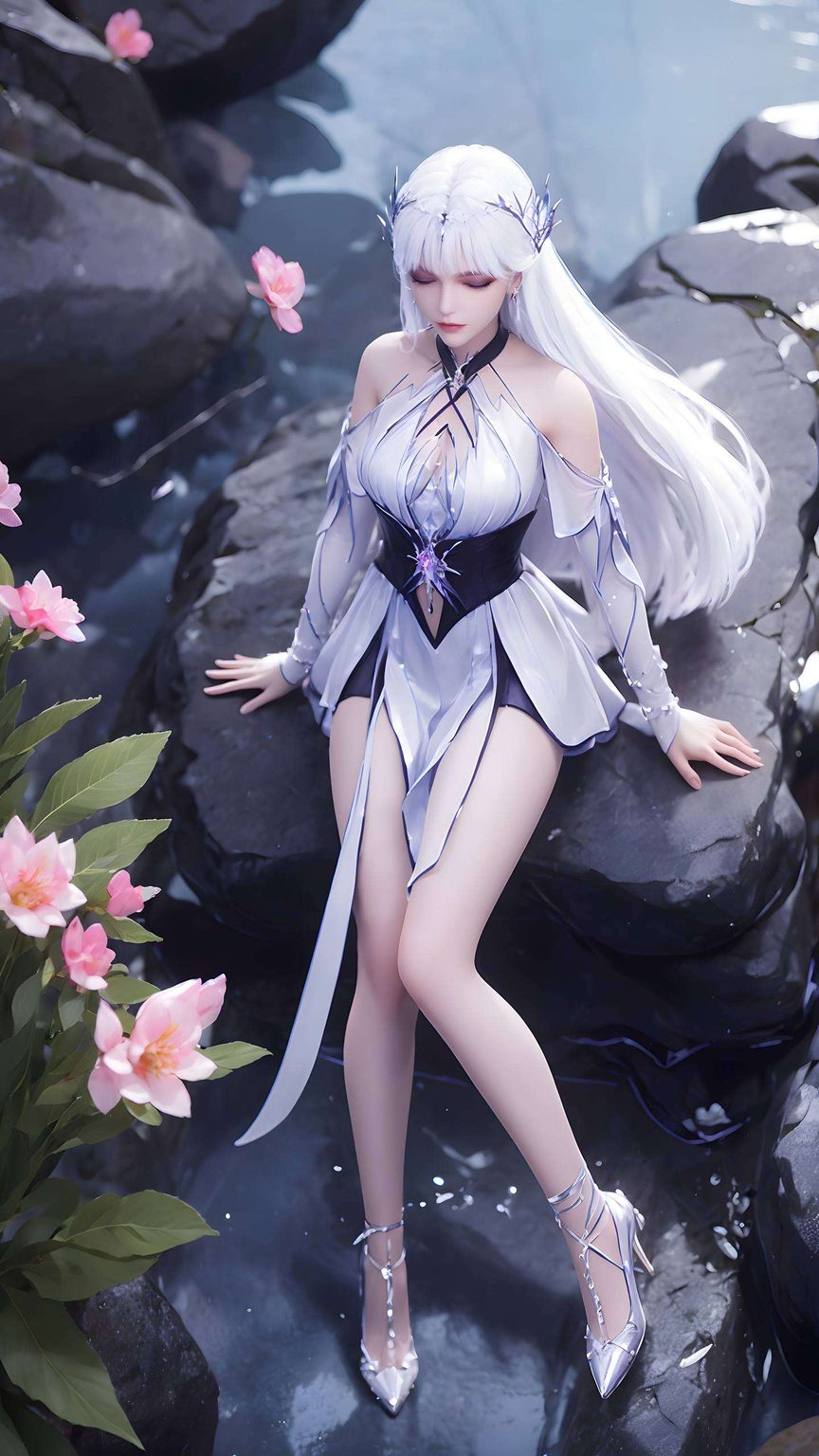 为你的手机增添一抹独特的风采国漫女神的可爱形象跃然屏上