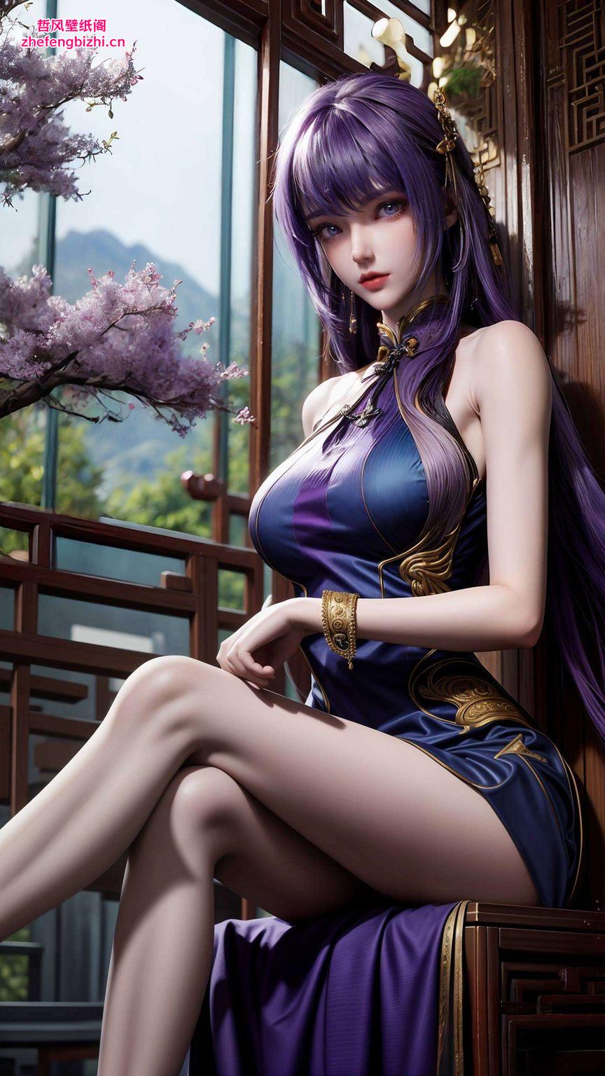 以精细的笔触捕捉了角色复明瞬间的感动这款全屏壁纸