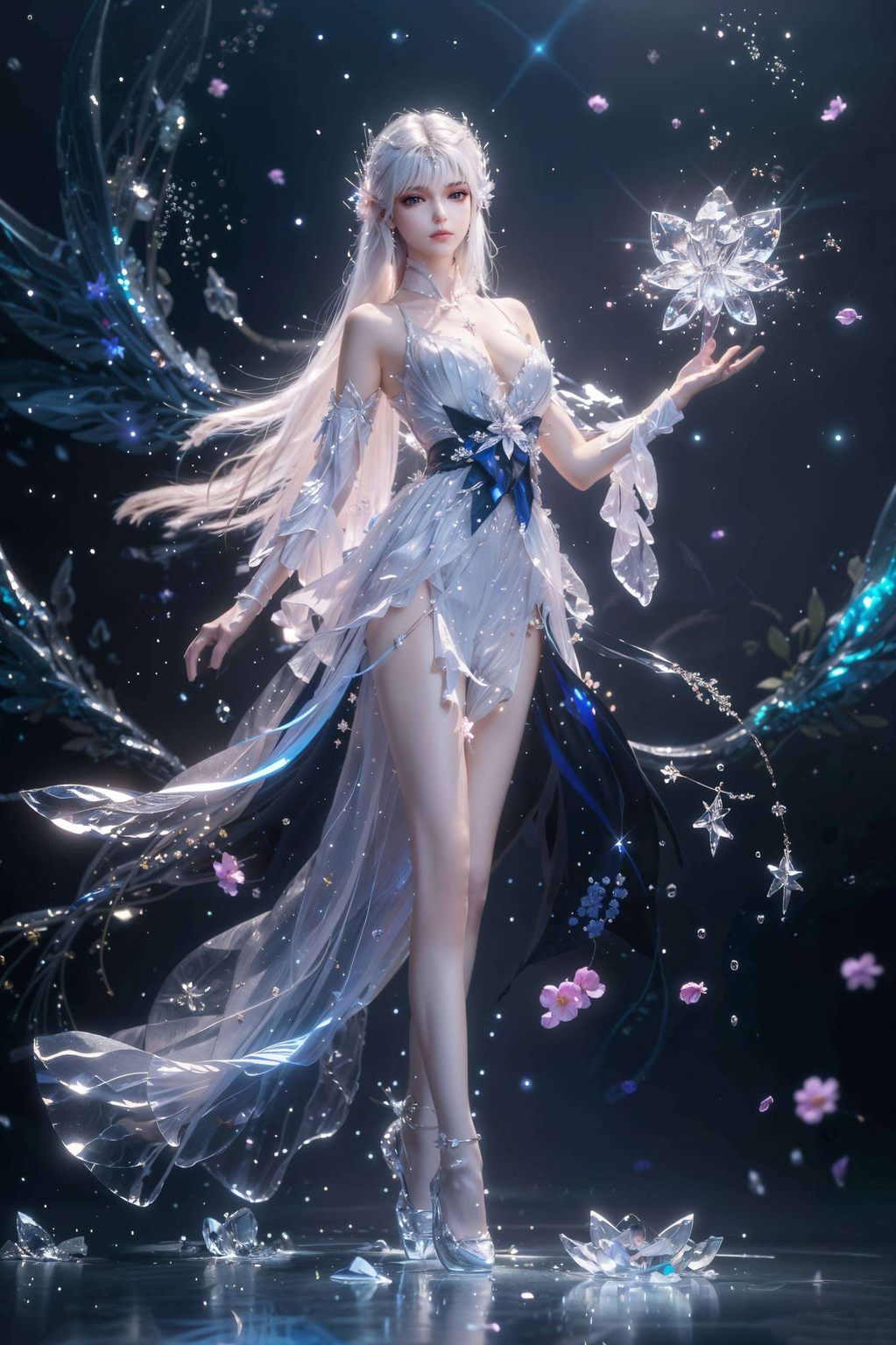 仿佛跃然纸上这幅圣采儿的超还原同人AI 2560p壁纸