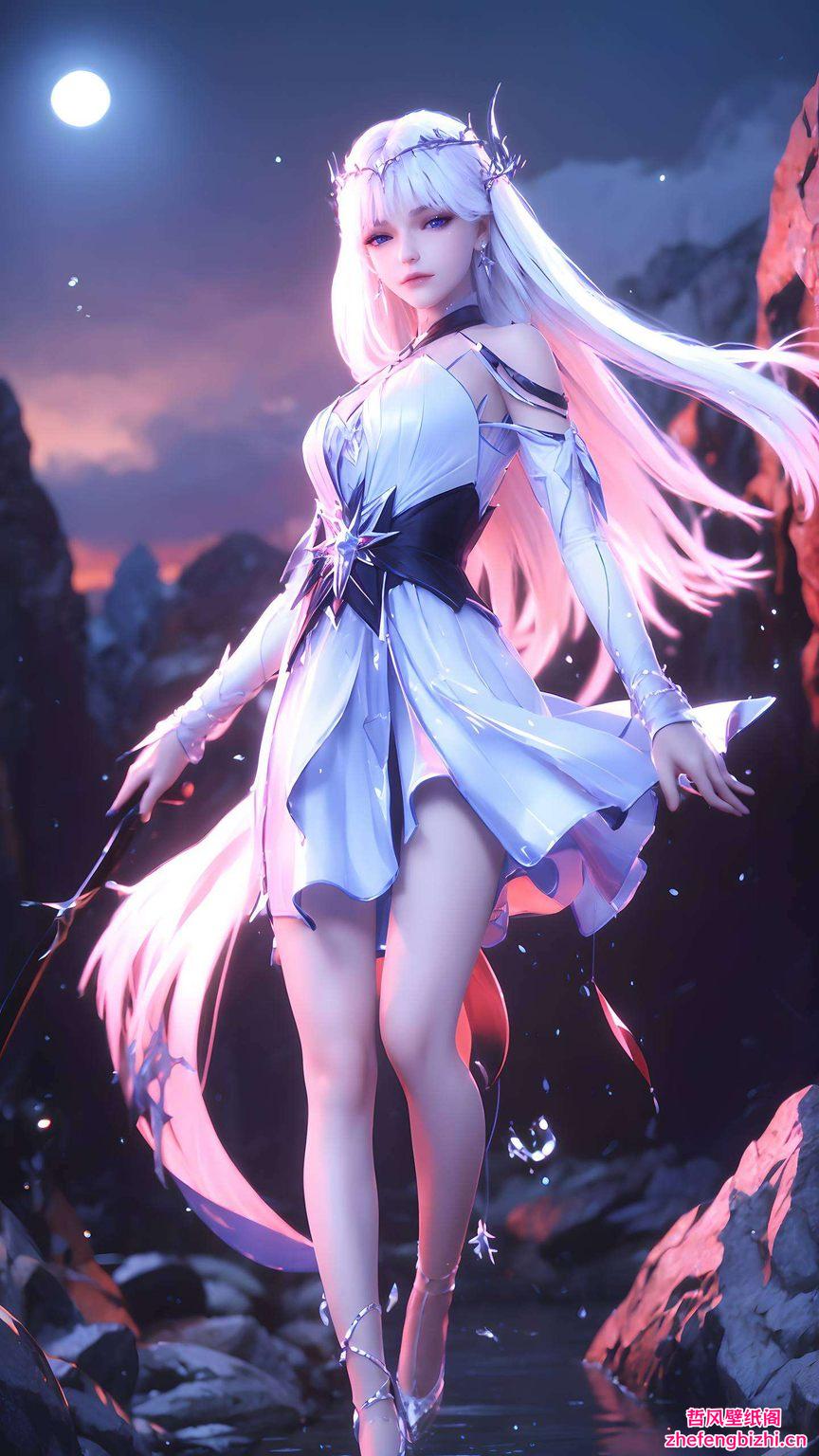 以AI绘画的精湛技艺为你的电脑桌面注入一抹清新国风之美