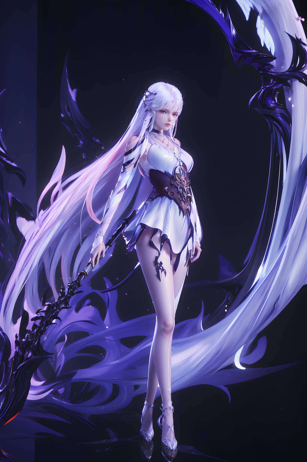 那抹如月光般清冷的身影为你带来一场视觉盛宴