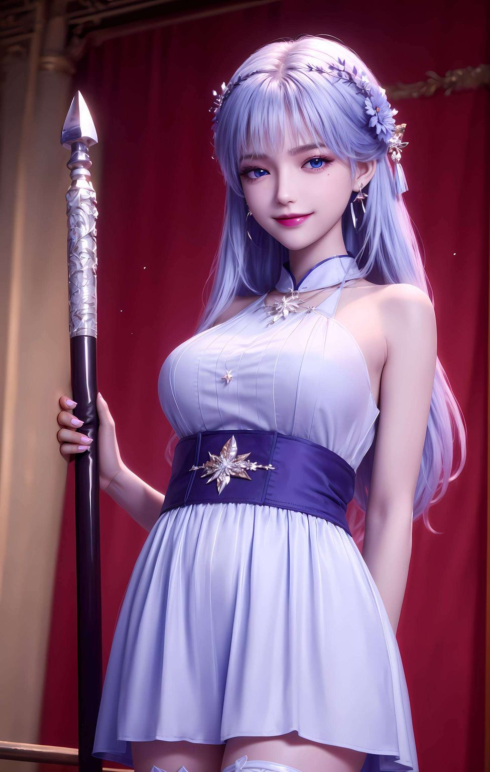 完美呈现了她优雅的形象点亮你的视觉空间