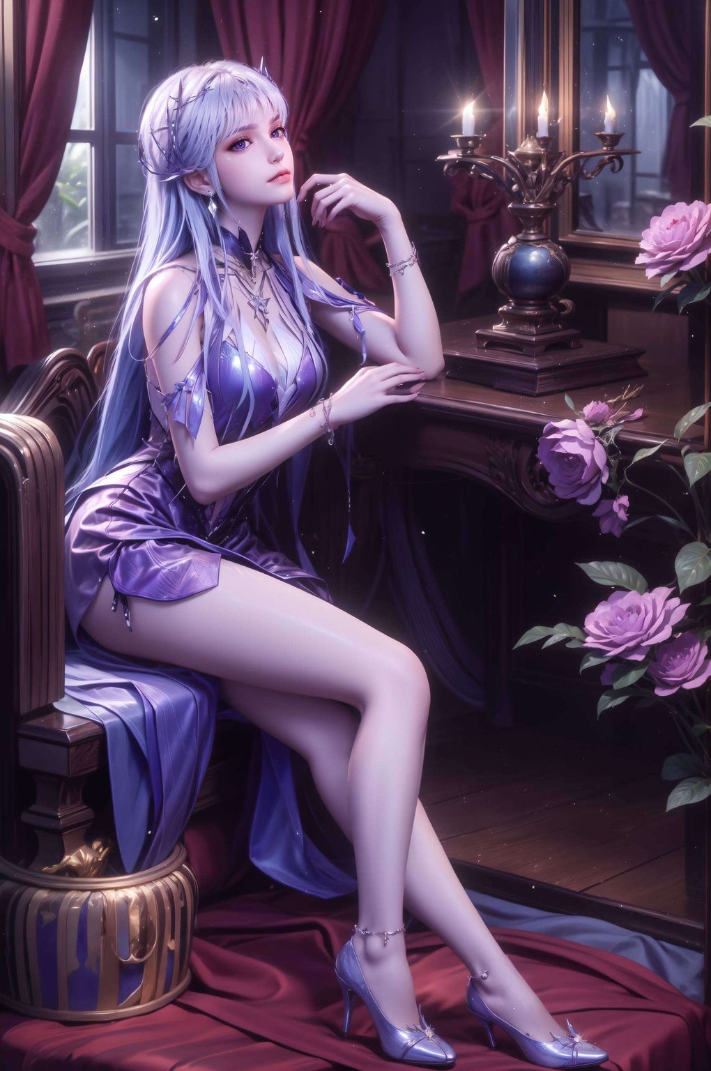 细腻的笔触描绘出每一丝光影让装饰图不仅美观