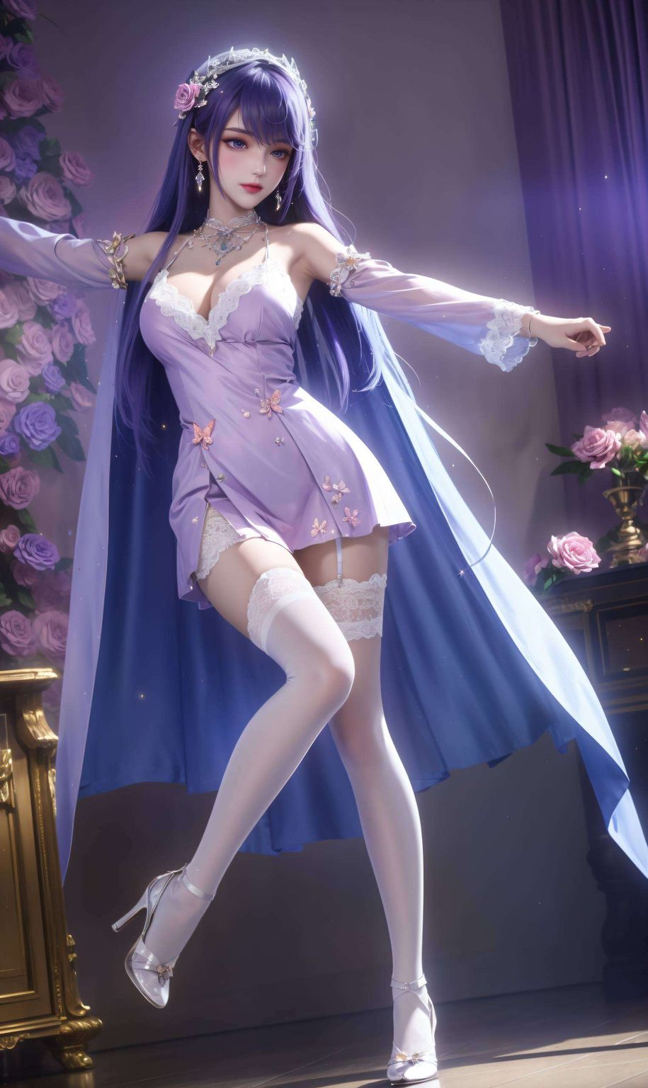 高清细腻的画面质感这款静态国漫女主AI波普艺术超高清4K艺术壁纸