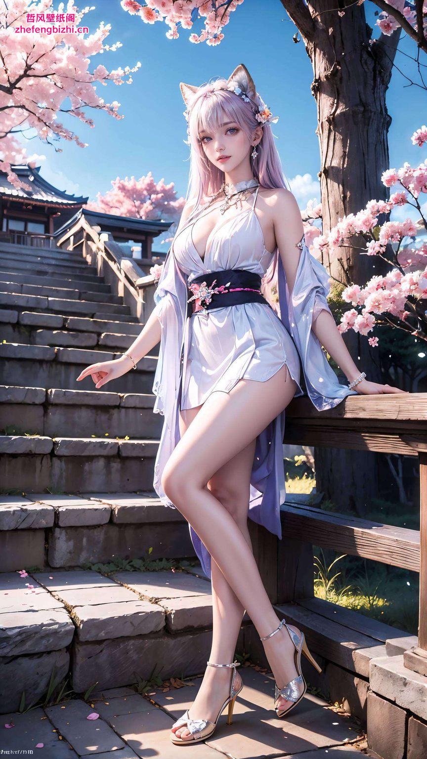 将2560p的超清画质与唯美风格完美融合让圣采儿的美貌与气质跃然屏上