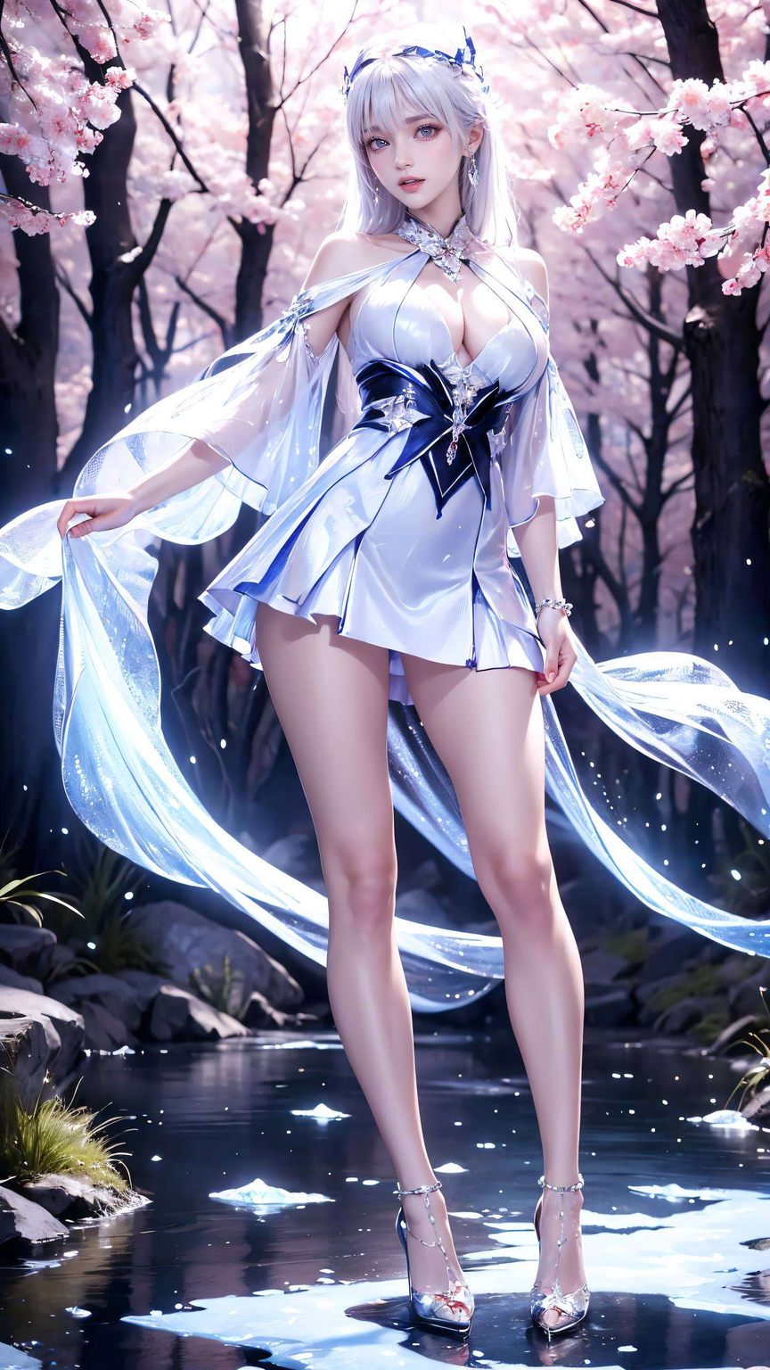 为你的电脑桌面带来一抹清新脱俗的风景这款对眼睛好油画PC国漫美女潮图壁纸专为视觉盛宴打造